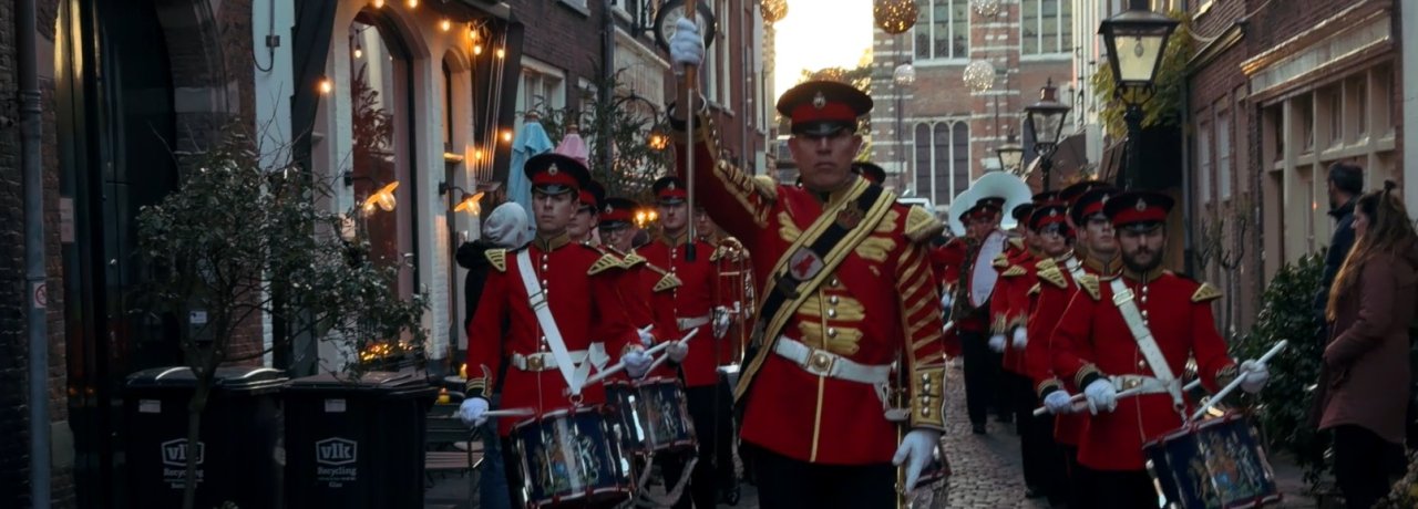 Kersttaptoe in Leiden